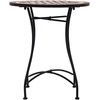 Mozaikinis bistro staliukas, rudos spalvos, 60cm, keramika