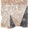 Mozaikos plytelės vėjo raštu Įvairiaspalvis 120 x 120 cm