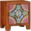 naktinė spintelė 2 vnt 40x30x45 cm akacijos masyvo