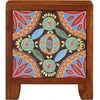 naktinė spintelė 2 vnt 40x30x45 cm akacijos masyvo