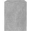 Naktinė spintelė, betono pilkos spalvos, 45x34,5x44,5cm, MDP