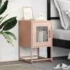 naktinė spintelė rožinė 36x39x60,5 cm šaltai valcuotas plienas
