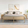 Naktinės spintelės, 2 vnt. su 2 stalčiais, ąžuolo spalvos, 40x36x50cm