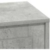 Šalia lovos spintelė 2 pcs Betono pilka 44 x 34,5 x 45 cm