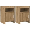 Naktiniai staliukai 2 pcs Artisano ąžuolo 40 x 36 x 60 cm