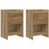 Naktiniai staliukai 2 pcs Artisano ąžuolo 40 x 30 x 60 cm