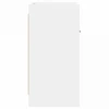 Naktiniai staliukai 2 pcs Balta 40 x 30 x 60 cm