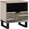 Šalia lovos spintelė 2 pcs Balta 40 x 33 x 46 cm