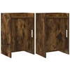 Naktiniai staliukai 2 pcs Dūminio ąžuolo 40 x 30 x 60 cm
