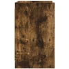 Naktiniai staliukai 2 pcs Dūminio ąžuolo 40 x 36 x 60 cm