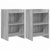 Naktiniai staliukai 2 pcs Pilka Sonoma 40 x 30 x 60 cm