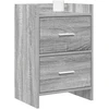 Naktiniai staliukai 2 pcs Pilka Sonoma 40 x 30 x 60 cm