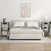 Šalia lovos spintelė 2 pcs Pilkas Sonoma 41 x 31 x 76 cm