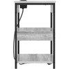 Šalia lovos spintelė 2 pcs Pilkas Sonoma 41 x 31 x 51 cm