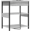 Šalia lovos spintelė 2 pcs Pilkas Sonoma 41 x 31 x 51 cm