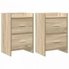 Naktiniai staliukai 2 pcs Sonoma ąžuolas 40 x 30 x 60 cm