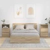 Naktiniai staliukai 2 pcs Sonoma ąžuolas 40 x 30 x 467 cm