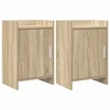 Naktiniai staliukai 2 pcs Sonoma ąžuolas 40 x 30 x 60 cm