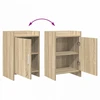 Naktiniai staliukai 2 pcs Sonoma ąžuolas 40 x 30 x 60 cm