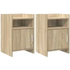 Naktiniai staliukai 2 pcs Sonoma ąžuolas 40 x 36 x 60 cm
