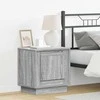 Šalia lovos spintelė 2 pcs Pilka 44 x 34,5 x 45 cm