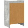 Naktiniai staliukai 2 vnt. Betono pilka 40 x 30 x 60 cm