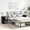 Šalia lovos spintelė 2 pcs Juodas ąžuolas 35 x 35 x 55 cm