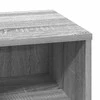 Šalia lovos spintelė su stalčių 2 pcs Pilka 50 x 34,5 x 50 cm