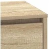 Šalia lovos spintelė 2 pcs Sonoma ąžuolas 39 x 34,5 x 50 cm