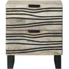 Šalia lovos spintelė 2 pcs Balta 40 x 33 x 46 cm