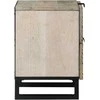 Šalia lovos spintelė 2 pcs Balta 40 x 33 x 46 cm