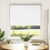 Naktinis roletas baltos spalvos 100x130cm audinio plotis 95,7cm