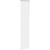 Naktinis roletas baltos spalvos 40x230 cm audinio plotis 35,7cm