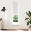 Naktinis roletas baltos spalvos 45x230 cm audinio plotis 40,7cm
