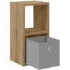 Naktinis staliukas 2 pcs Amatininkų ąžuolas 25,5 x 22 x 49,5 cm