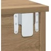 Naktinis staliukas 2 pcs Amatininkų ąžuolas 40 x 31 x 15 cm
