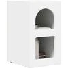 Naktinis staliukas 2 pcs Balta 29,5 x 33,5 x 50 cm