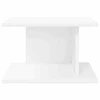 Naktinis staliukas 2 pcs Balta 40 x 30 x 25 cm Apdirbta mediena