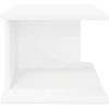 Naktinis staliukas 2 pcs Balta 40 x 30 x 25 cm Apdirbta mediena