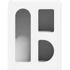Naktinis staliukas 2 pcs Balta 40 x 35 x 50 cm Apdirbta mediena