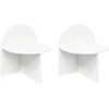 Naktinis staliukas 2 pcs Balta 40 x 35,5 x 45,5 cm