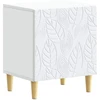Naktinis staliukas 2 pcs Balta 43 x 34,5 x 50 cm