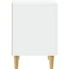 Naktinis staliukas 2 pcs Balta 43 x 34,5 x 50 cm