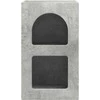 Naktinis staliukas 2 pcs Betono pilka 29,5 x 33,5 x 50 cm