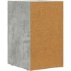 Naktinis staliukas 2 pcs Betono pilka 29,5 x 33,5 x 50 cm