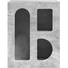 Naktinis staliukas 2 pcs Betono pilka 40 x 35 x 50 cm