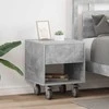 Naktinis staliukas 2 pcs Betono pilka 40,5 x 40 x 48 cm