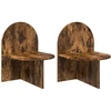 Naktinis staliukas 2 pcs Dūminio ąžuolo 48 x 49 x 65 cm
