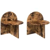 Naktinis staliukas 2 pcs Dūminio ąžuolo 40 x 35,5 x 45,5 cm