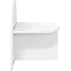 Naktinis staliukas 2 pcs Itin blizgi balta 40 x 35,5 x 45,5 cm